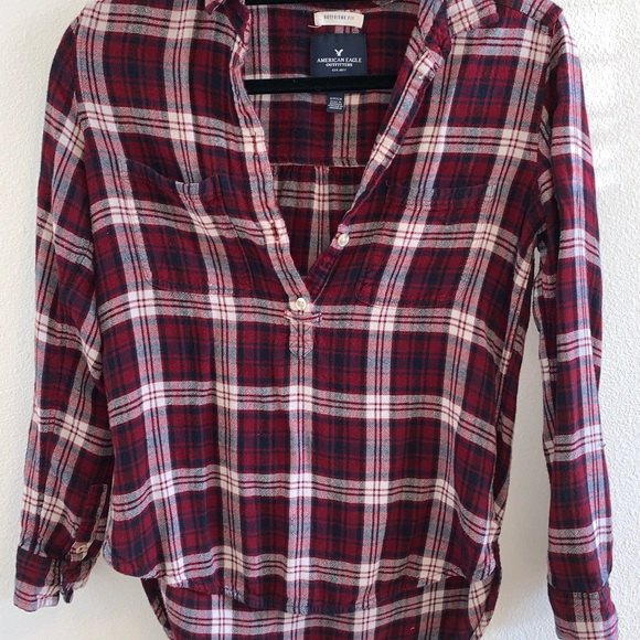 American eagle women’s flannel - Picture 2 of 4